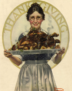 Image result for Norman Rockwell Thanksgiving